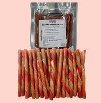 DOGCHEWZ™ Chicken Wrapped Rawhide Twists - for Dogs of All Sizes